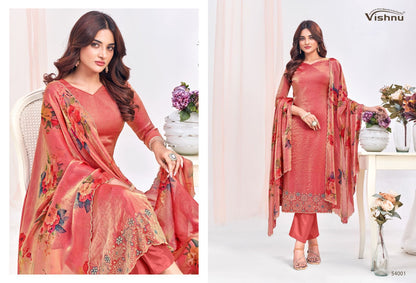 Farhana Vishnu Impex Silk Pant Style Suits Supplier India
