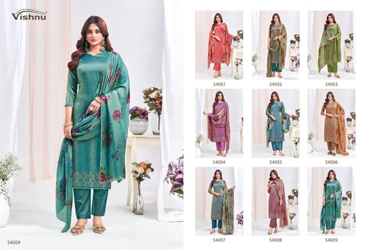 Farhana Vishnu Impex Silk Pant Style Suits Supplier India