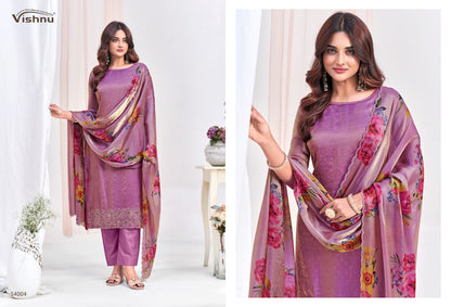 Farhana Vishnu Impex Silk Pant Style Suits Supplier India