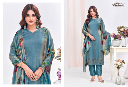 Farhana Vishnu Impex Silk Pant Style Suits Supplier India