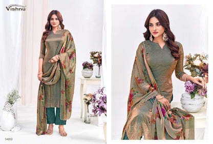 Farhana Vishnu Impex Silk Pant Style Suits Supplier India