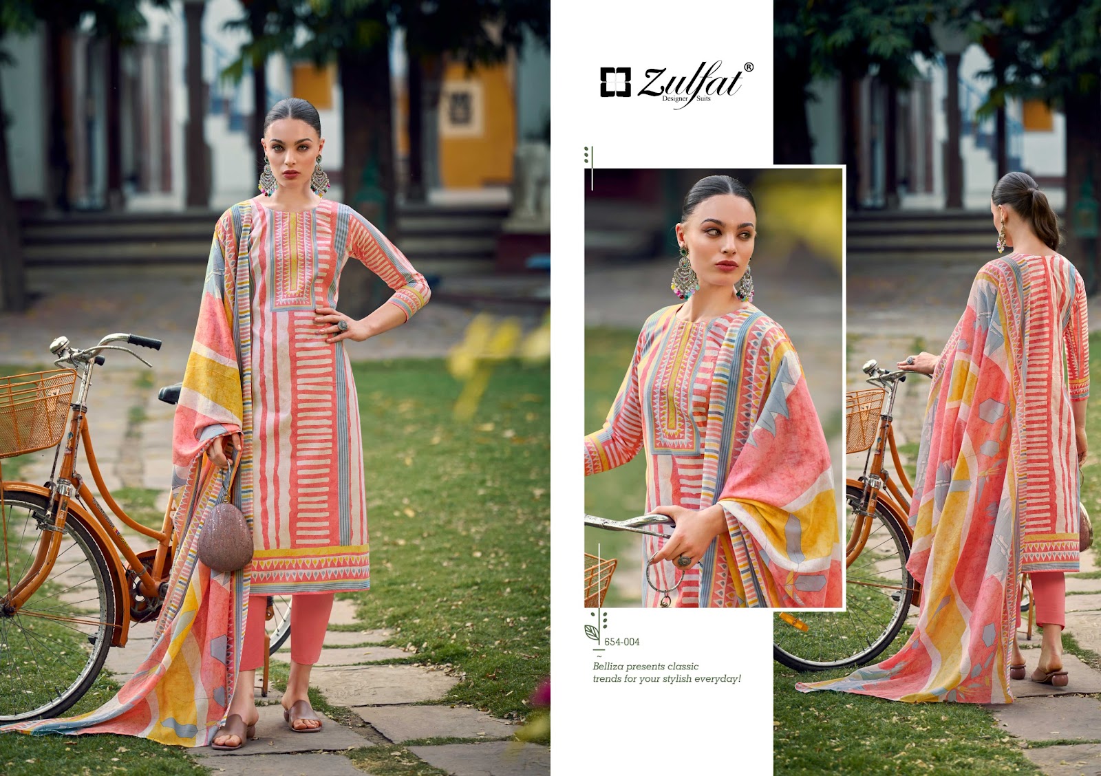 Farhana Vol 10 Zulfat Designer Pure Cotton Karachi Salwar Suits Manufacturer Ahmedabad