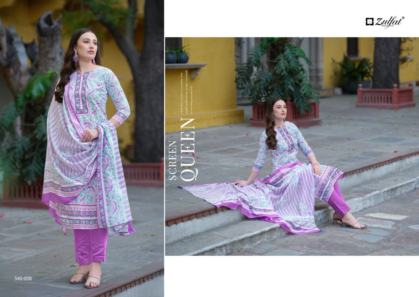Farhana Vol 3 Zulfat Designer Cotton Pant Style Suits