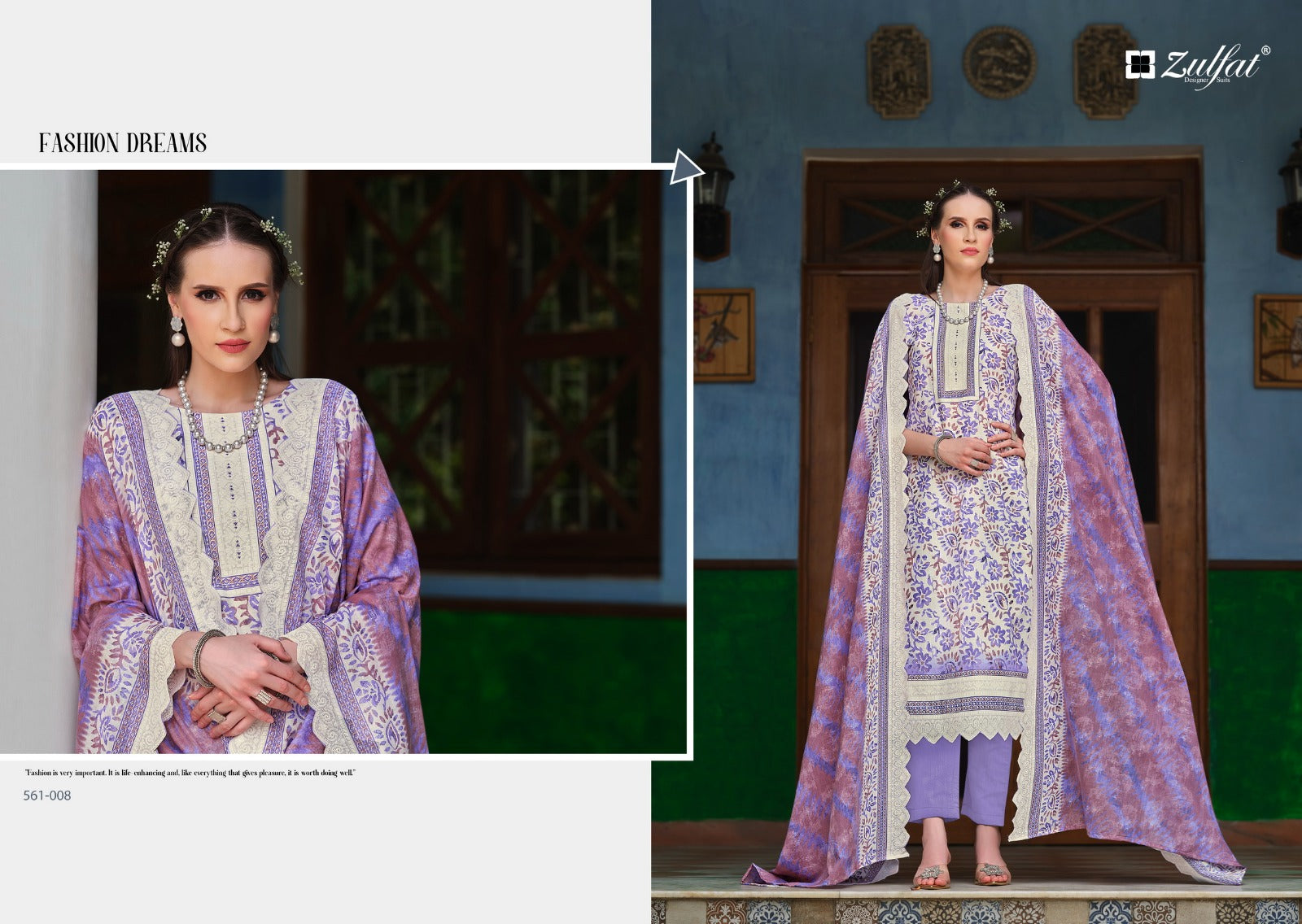Farhana Vol 8 Zulfat Designer Cotton Karachi Salwar Suits Wholesale Price