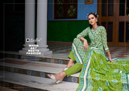 Farhana Vol 8 Zulfat Designer Cotton Karachi Salwar Suits Wholesale Price