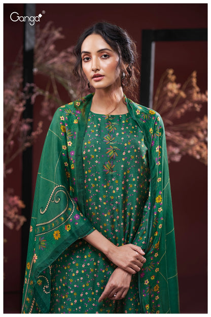 Farida 3944 Ganga Premium Bemberg Plazzo Style Suits Manufacturer