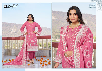 Farida Zulfat Designer Cotton Karachi Salwar Suits Wholesaler Ahmedabad