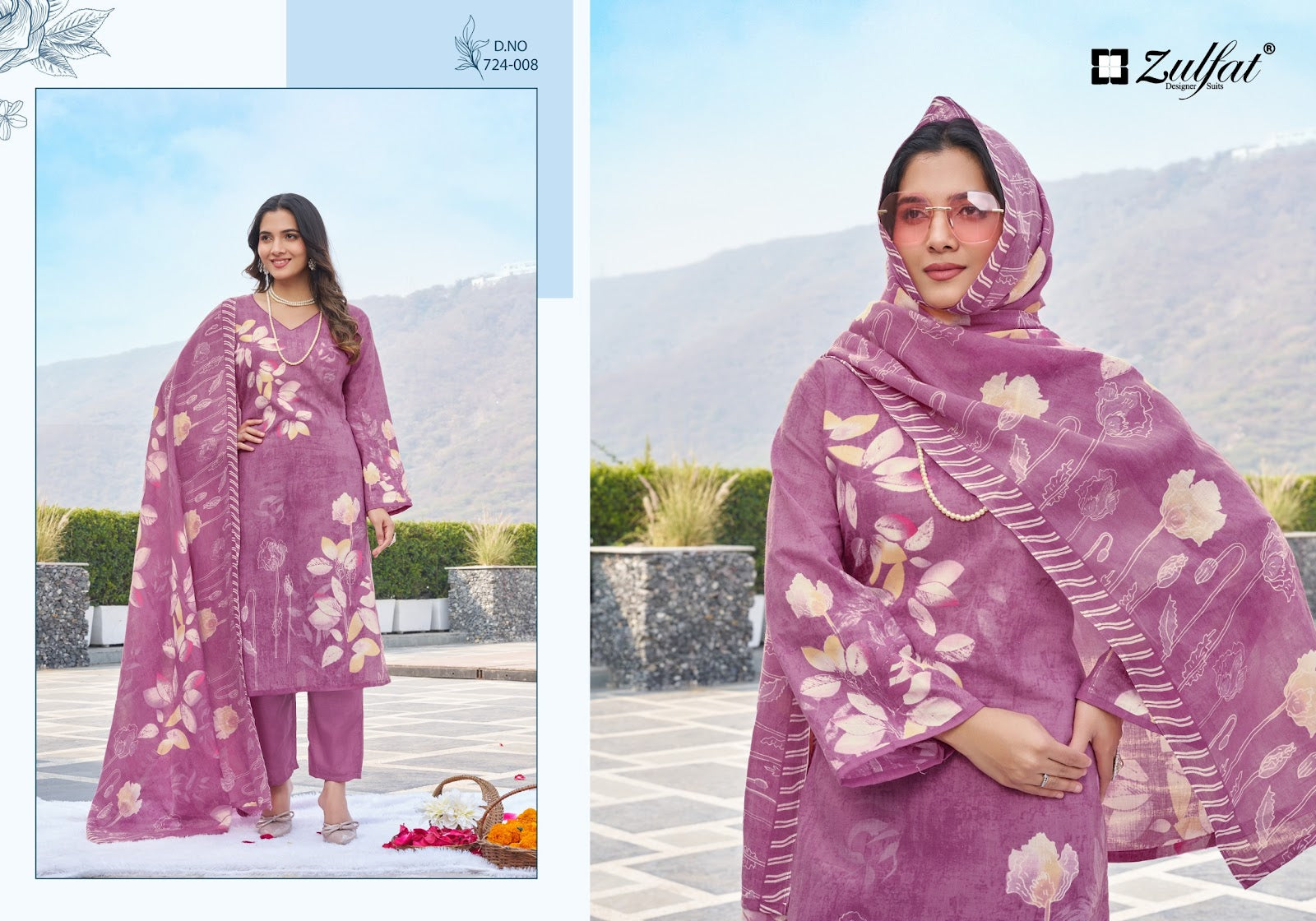 Farida Zulfat Designer Cotton Karachi Salwar Suits Wholesaler Ahmedabad