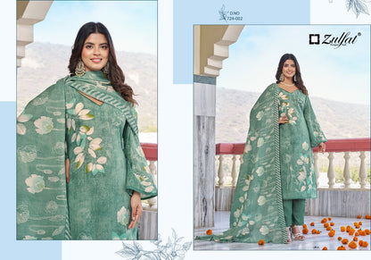 Farida Zulfat Designer Cotton Karachi Salwar Suits Wholesaler Ahmedabad