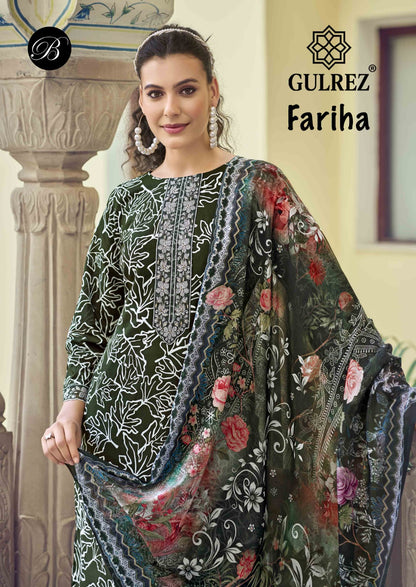 Fariha Gulrez Cotton Karachi Readymade Suits Supplier Gujarat