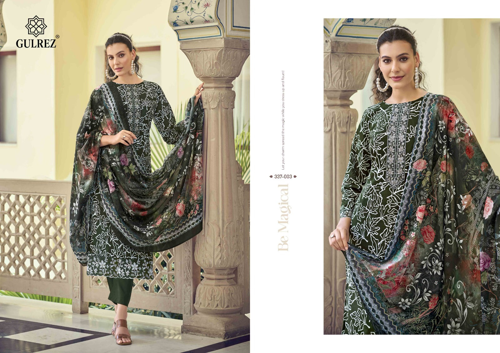 Fariha Gulrez Cotton Karachi Readymade Suits Supplier Gujarat