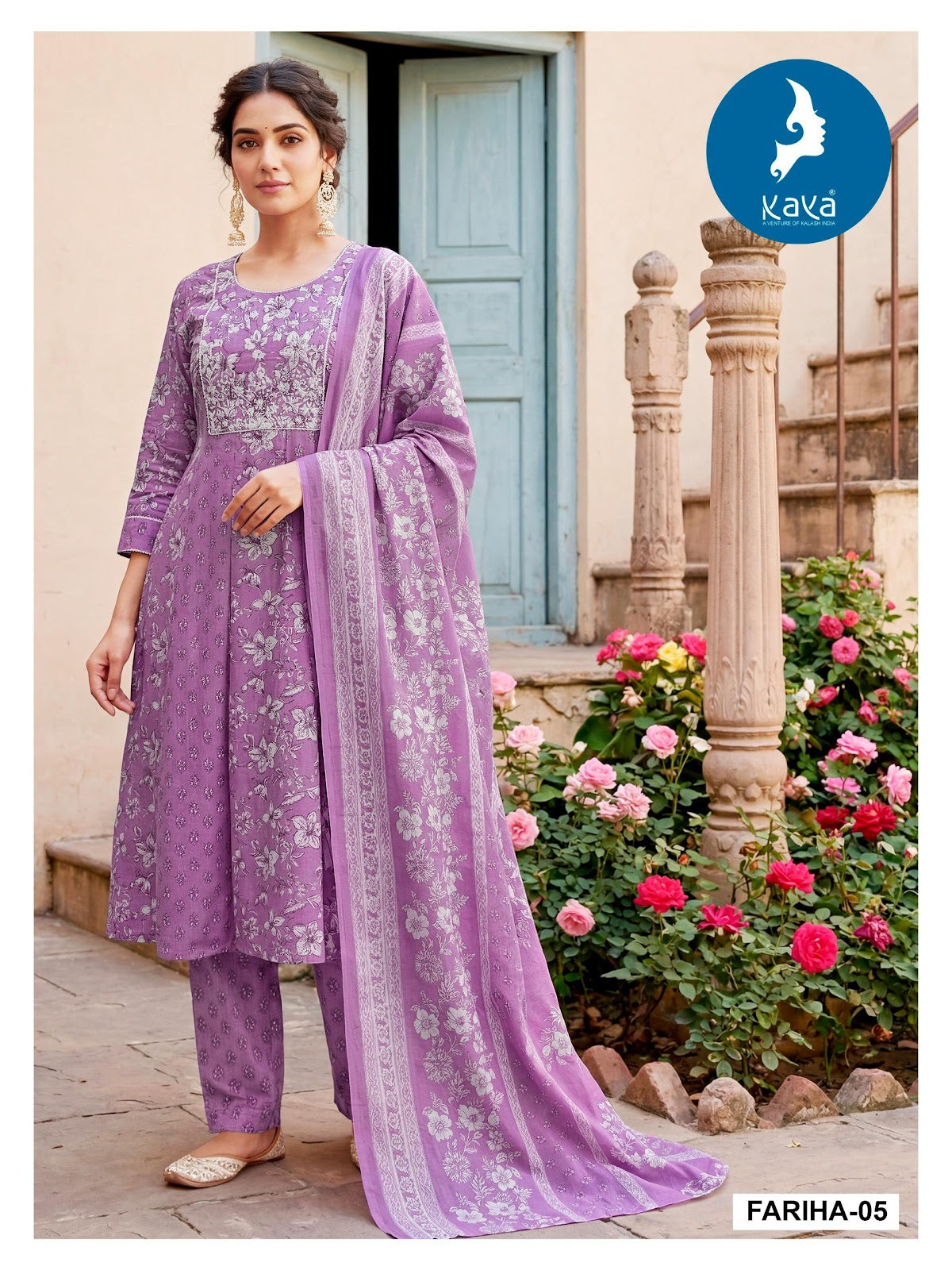 Fariha Kaya Cotton Readymade Anarkali Suits Manufacturer