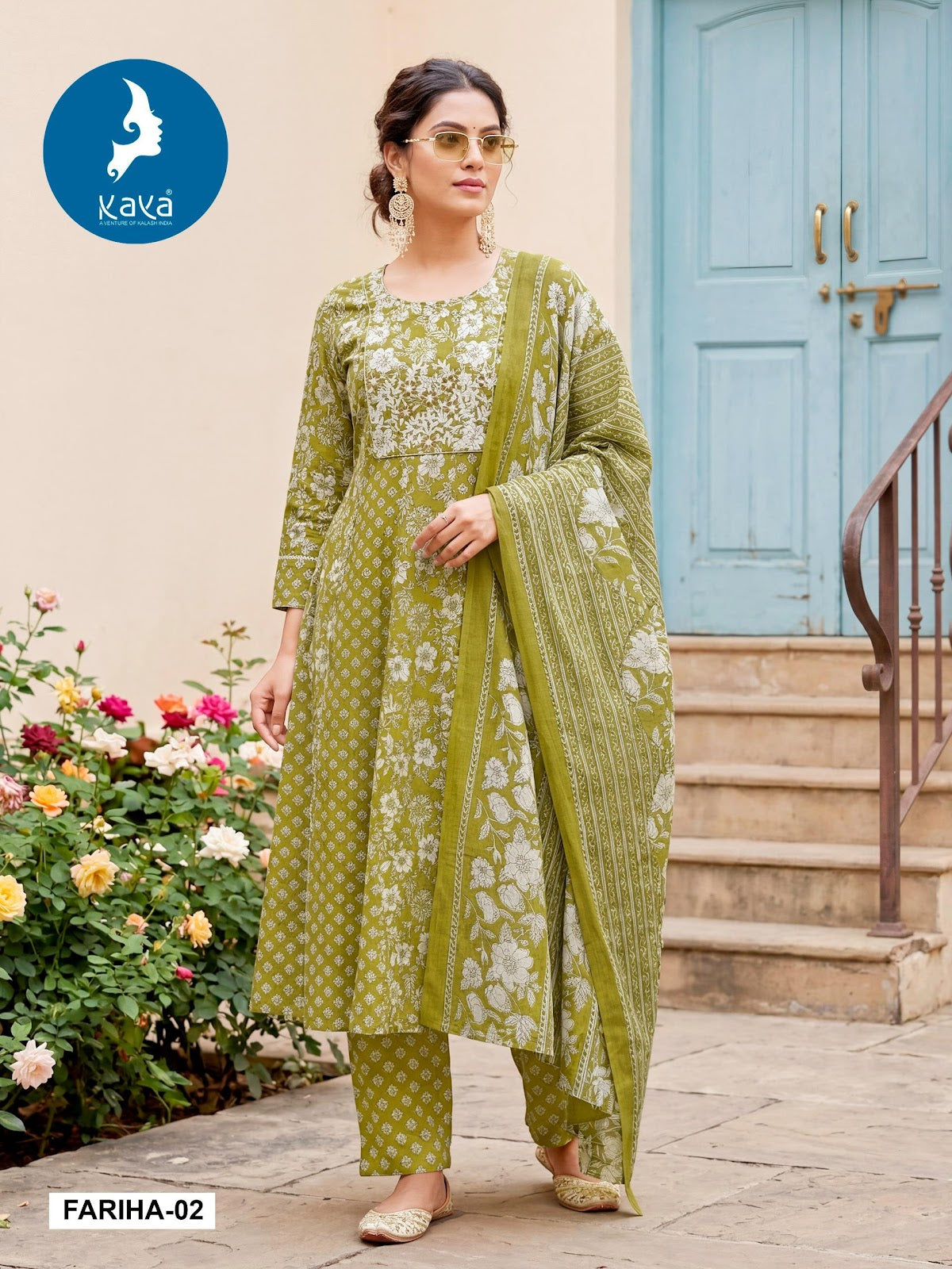 Fariha Kaya Cotton Readymade Anarkali Suits Manufacturer