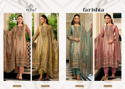 Farishta Rupali Viscose Muslin Pant Style Suits Exporter Gujarat