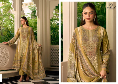 Farishta Rupali Viscose Muslin Pant Style Suits Exporter Gujarat