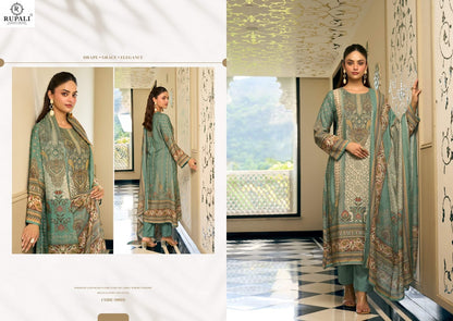 Farishta Rupali Viscose Muslin Pant Style Suits Exporter Gujarat