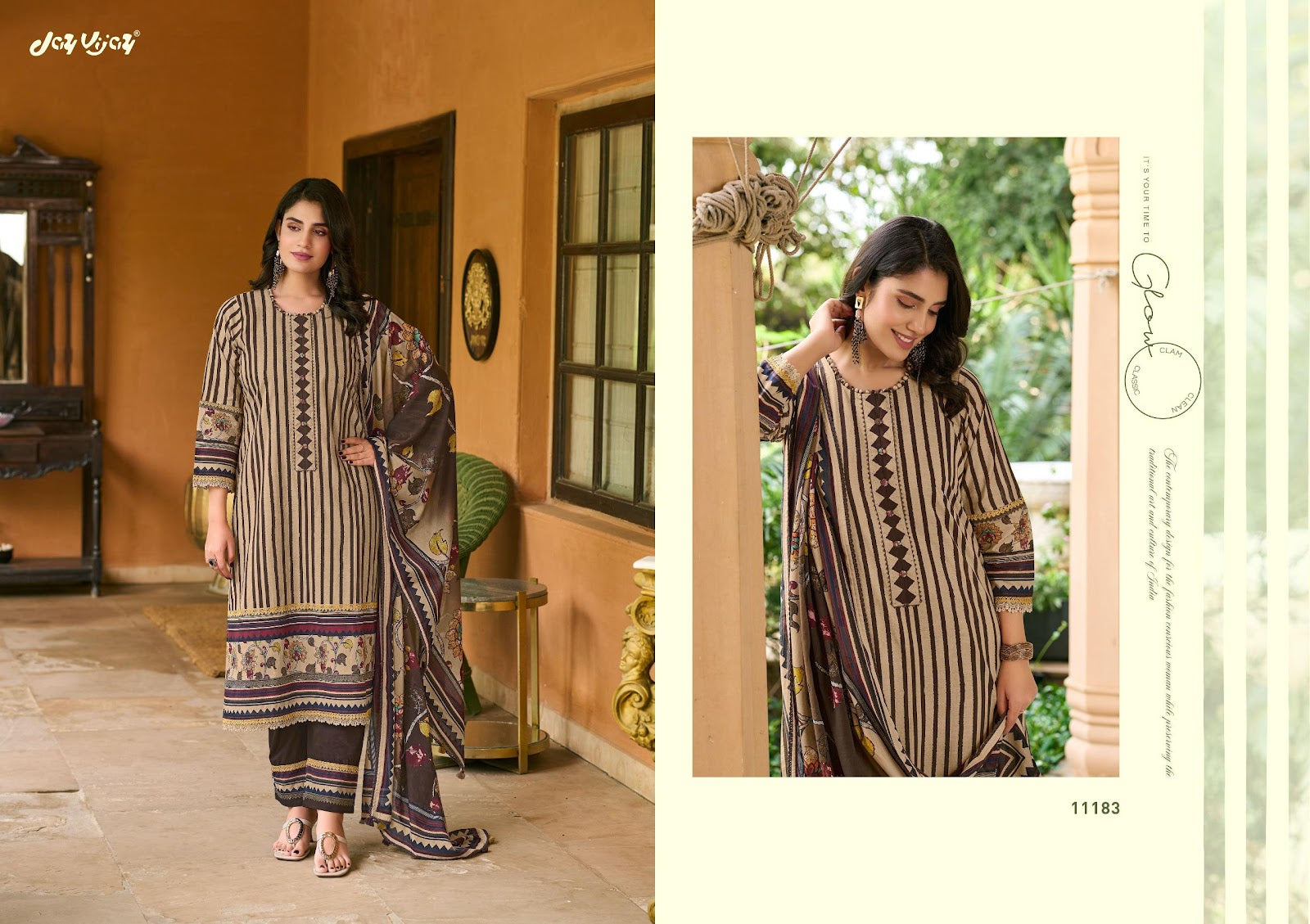 Farishtey Jay Vijay Cotton Pant Style Suits Supplier