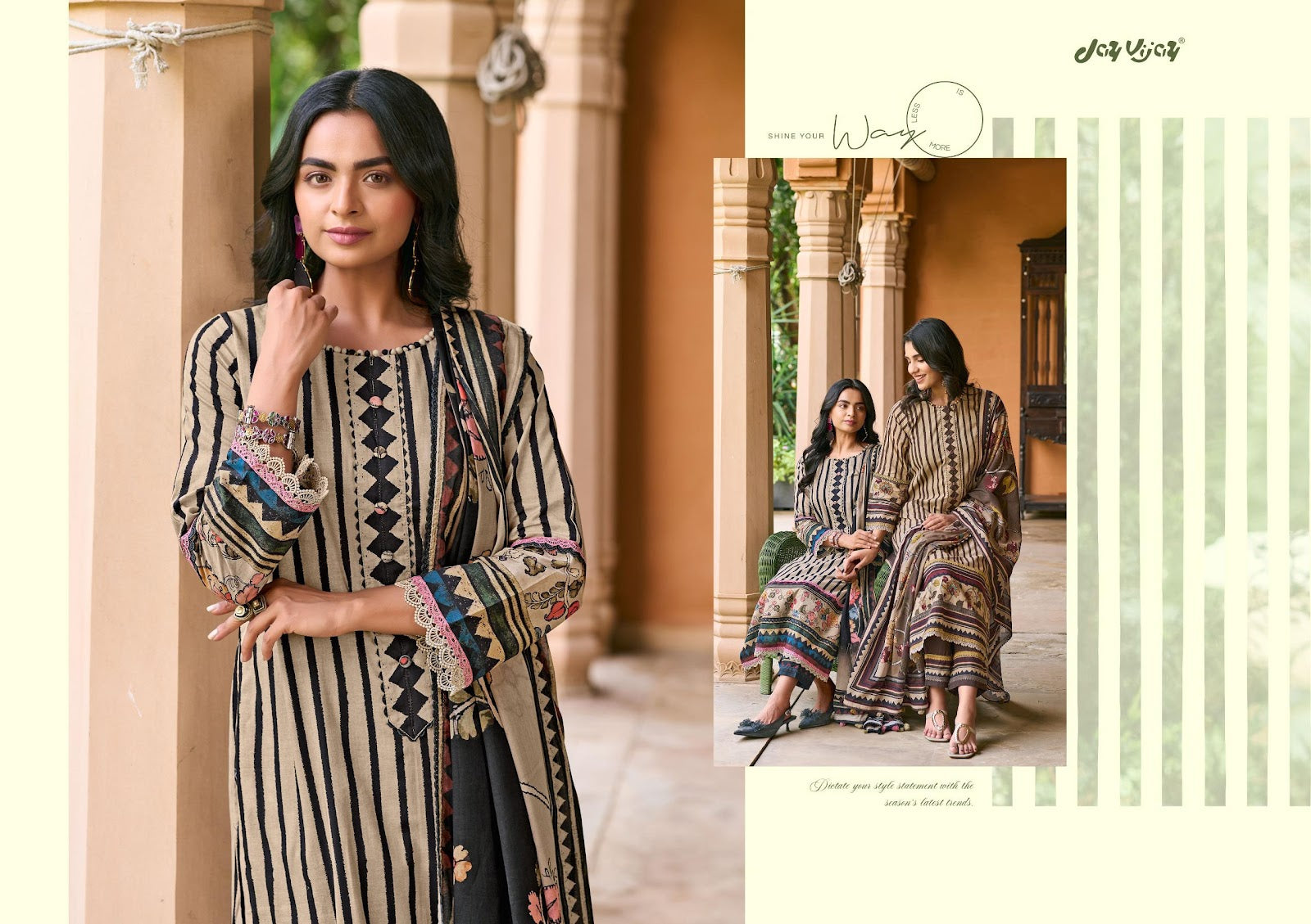 Farishtey Jay Vijay Cotton Pant Style Suits Supplier