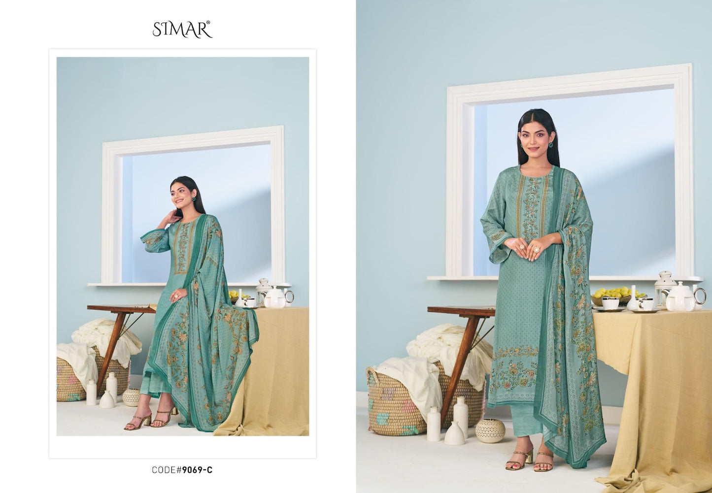 Farishtey Simar Pure Viscose Muslin Pant Style Suits Wholesaler Gujarat