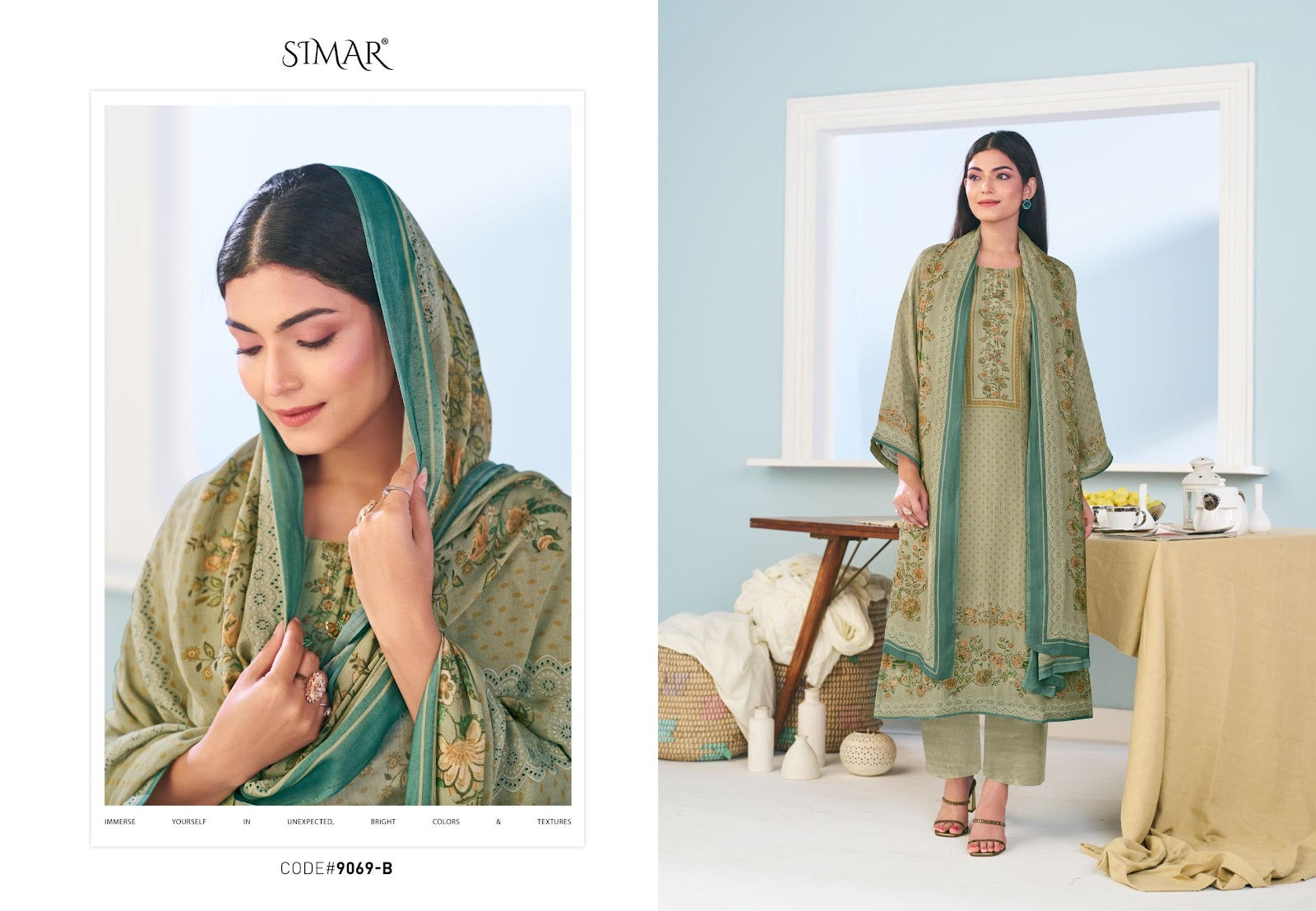 Farishtey Simar Pure Viscose Muslin Pant Style Suits Wholesaler Gujarat