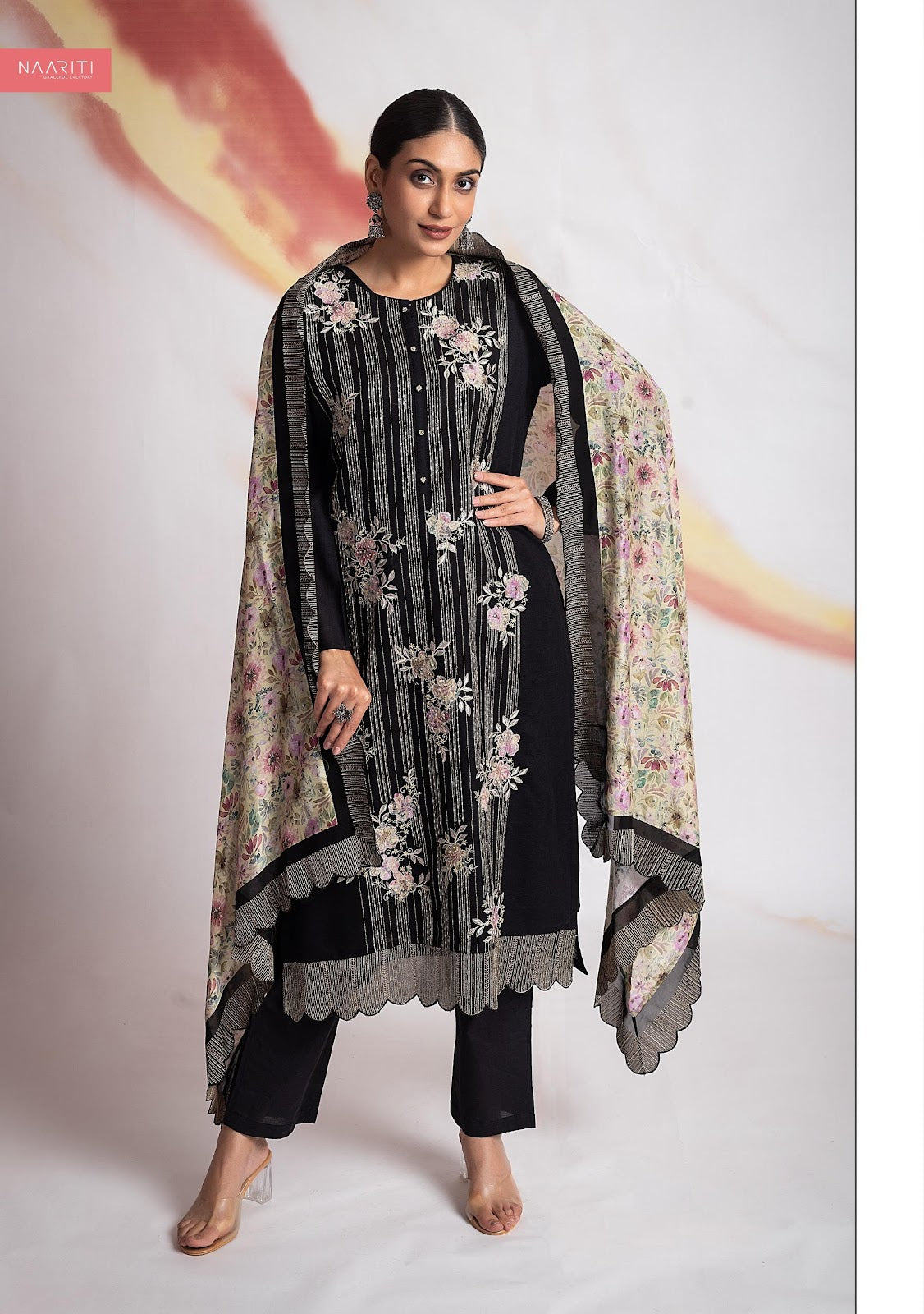 Farizi Naariti Muslin Pant Style Suits Manufacturer India