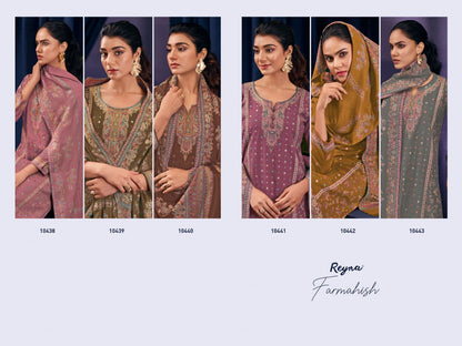 Farmahish Reyna Pashmina Suits Wholesale Rate
