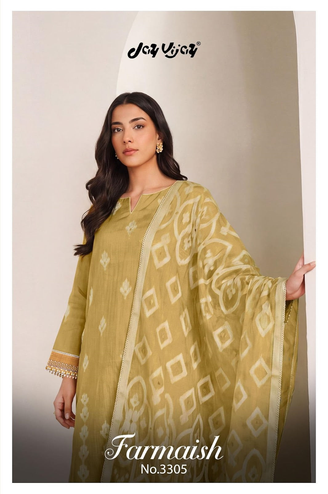 Farmaish 3305 Jay Vijay Mal Chanderi Pant Style Suits Manufacturer