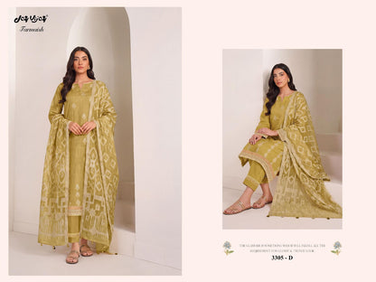 Farmaish 3305 Jay Vijay Mal Chanderi Pant Style Suits Manufacturer