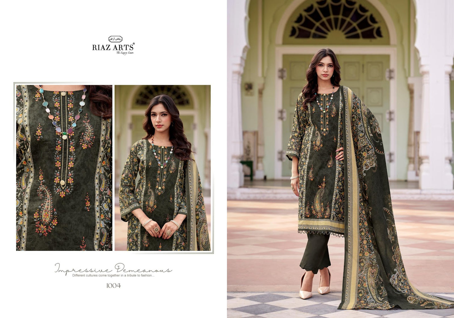 Farmaish Riaz Art Cotton Cambric Karachi Salwar Suits Manufacturer Ahmedabad