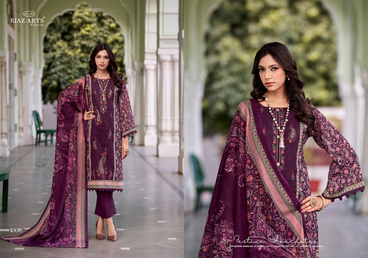 Farmaish Riaz Art Cotton Cambric Karachi Salwar Suits Manufacturer Ahmedabad
