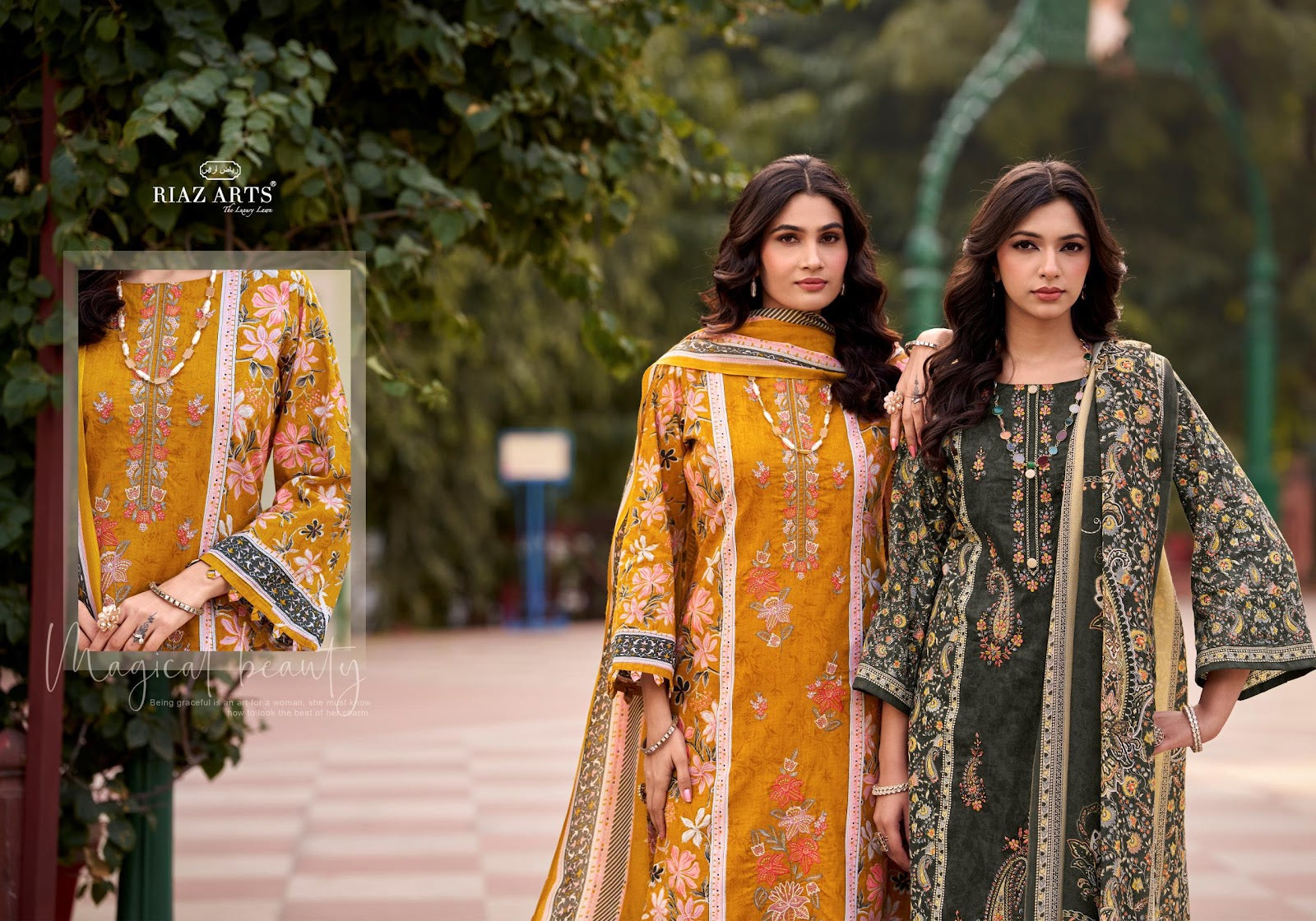 Farmaish Riaz Art Cotton Cambric Karachi Salwar Suits Manufacturer Ahmedabad