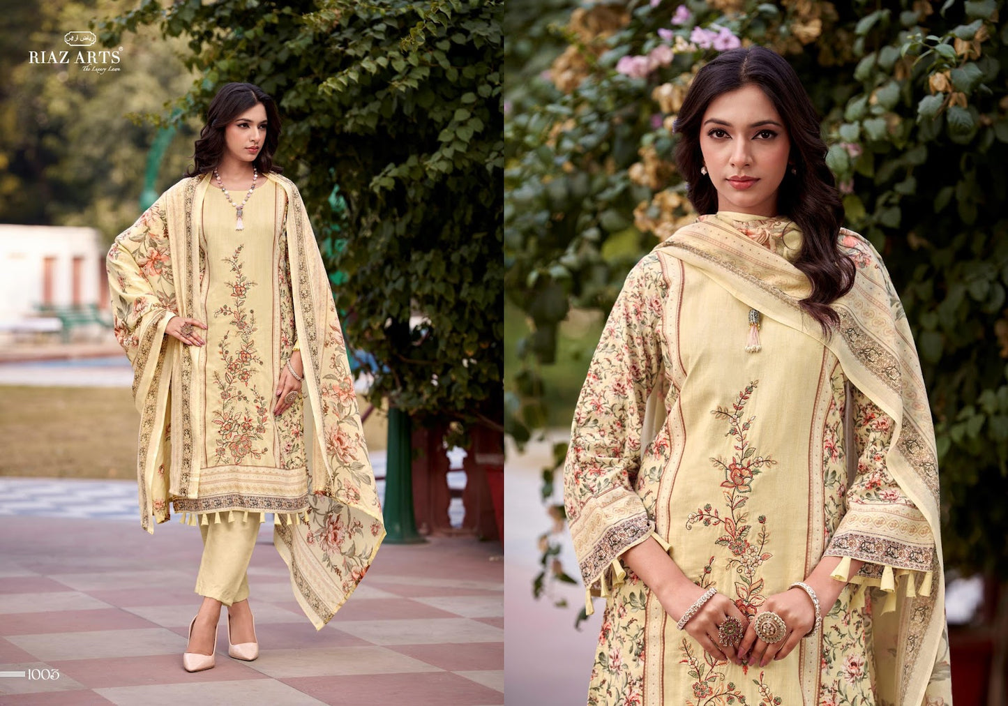 Farmaish Riaz Art Cotton Cambric Karachi Salwar Suits Manufacturer Ahmedabad