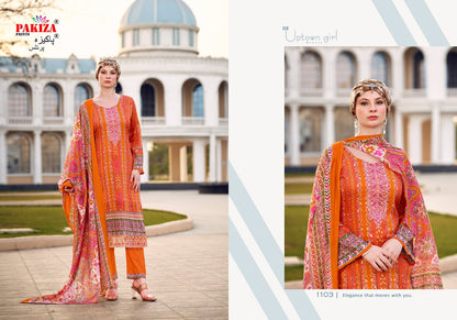 Farmaish Vol 11 Pakiza Prints Jam Satin Karachi Salwar Suits Manufacturer Gujarat