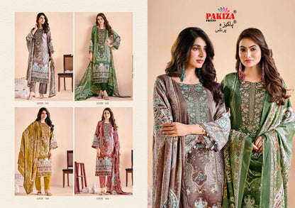 Farmaish Vol 1 Pakiza Prints Jam Satin Karachi Salwar Suits Exporter Gujarat