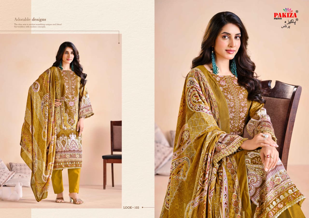 Farmaish Vol 1 Pakiza Prints Jam Satin Karachi Salwar Suits Exporter Gujarat