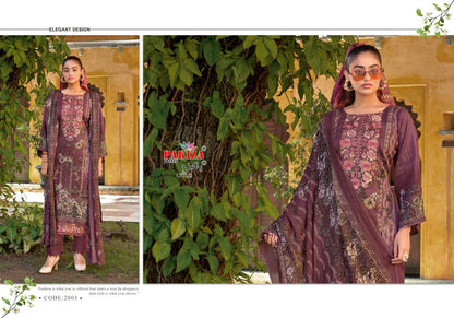 Farmaish Vol 2 Pakiza Prints Jam Satin Karachi Salwar Suits Wholesaler Gujarat