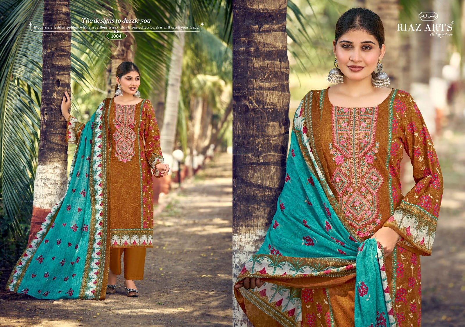 Farmaish Vol 2 Riaz Art Cotton Cambric Karachi Salwar Suits Exporter Ahmedabad