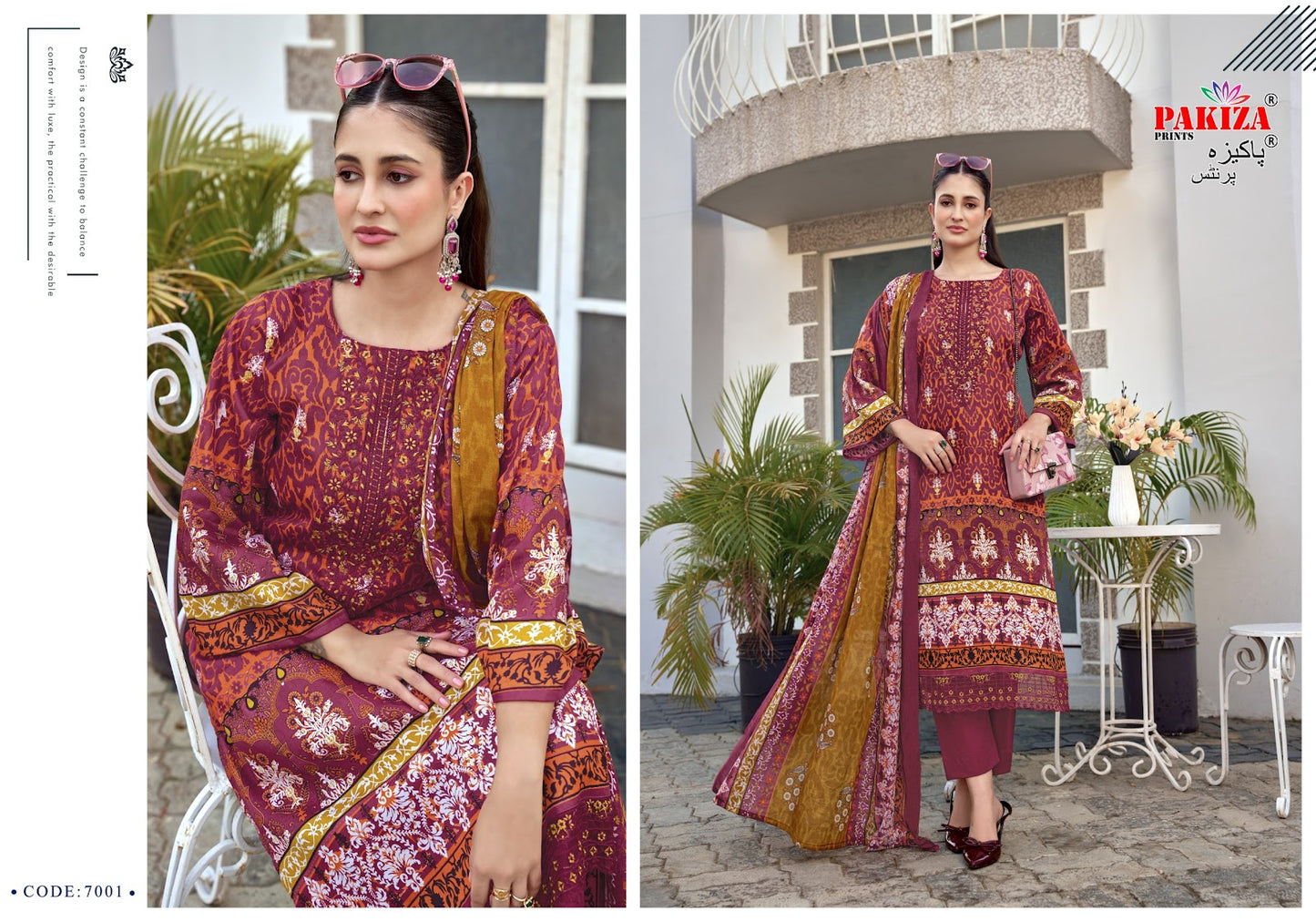 Farmaish Vol 7 Pakiza Prints Jam Satin Karachi Salwar Suits Manufacturer