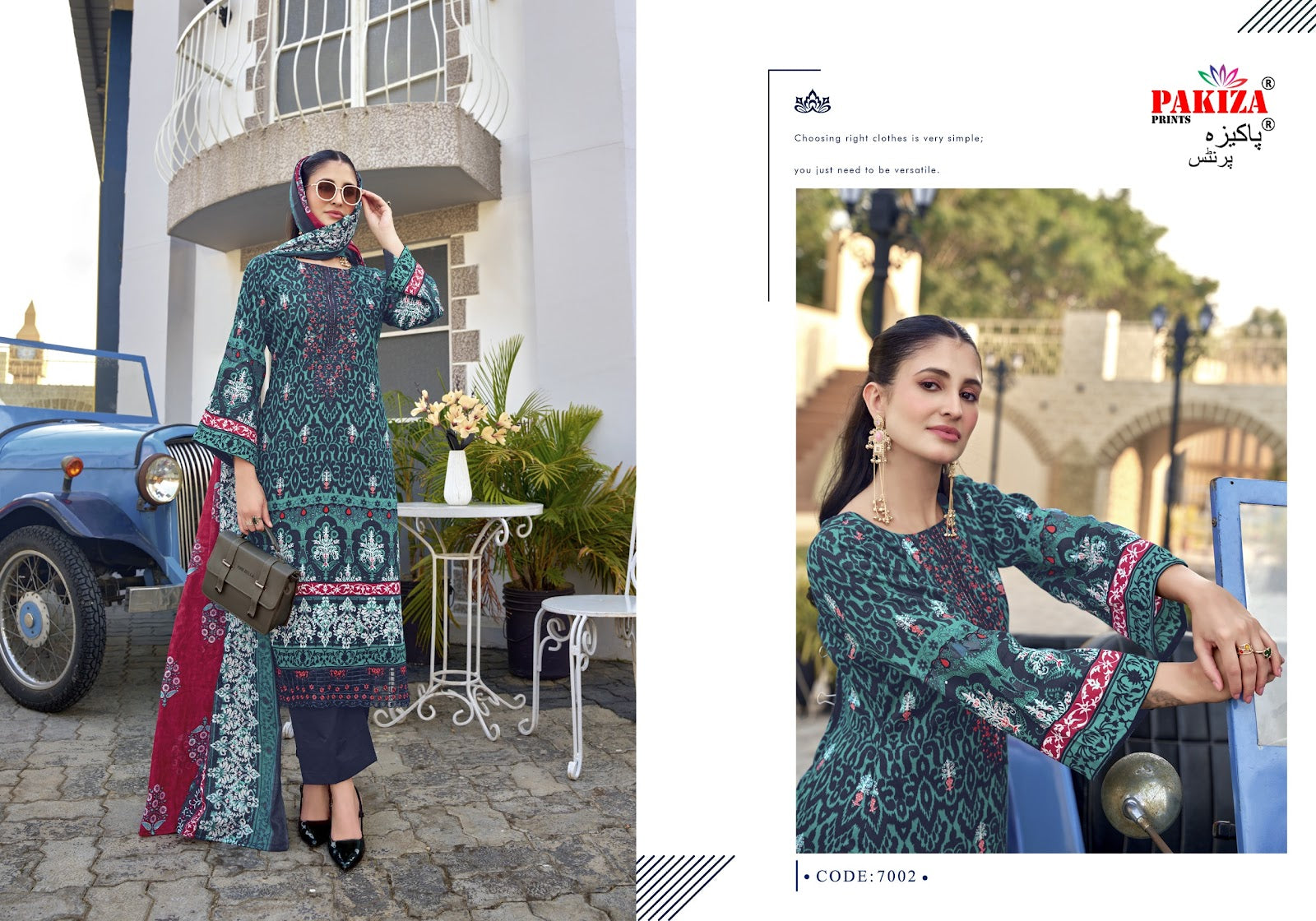 Farmaish Vol 7 Pakiza Prints Jam Satin Karachi Salwar Suits Manufacturer