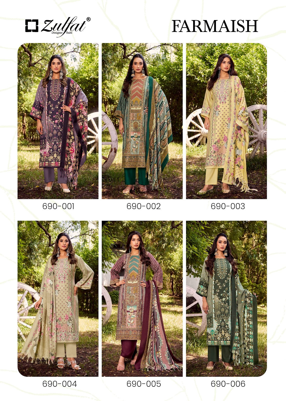 Farmaish Zulfat Designer Woolen Pashmina Suits Exporter Gujarat