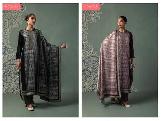 Faroh Naariti Velvet Suits Exporter Gujarat