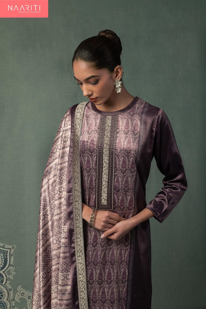 Faroh Naariti Velvet Suits Exporter Gujarat