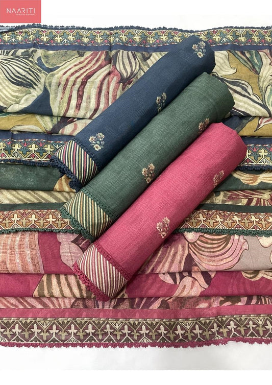 Faroz Naariti Mul Chanderi Salwar Suits Supplier Gujarat