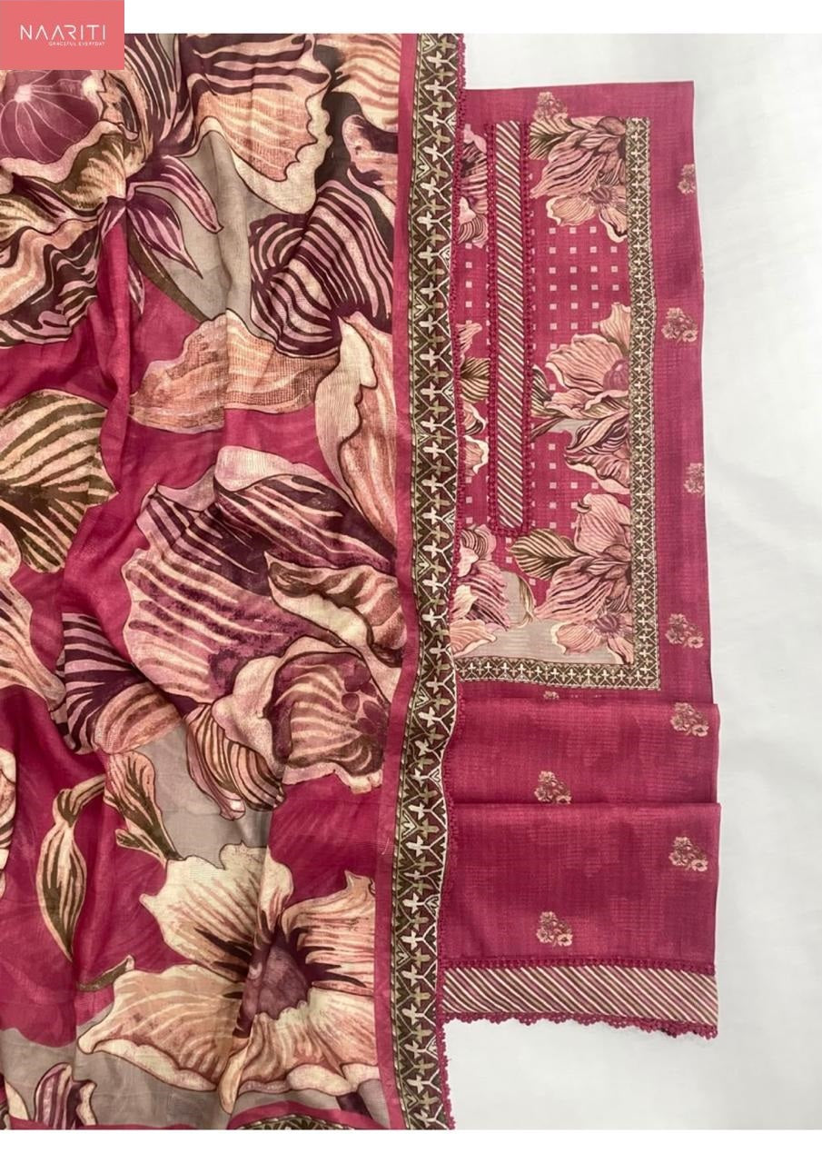 Faroz Naariti Mul Chanderi Salwar Suits Supplier Gujarat