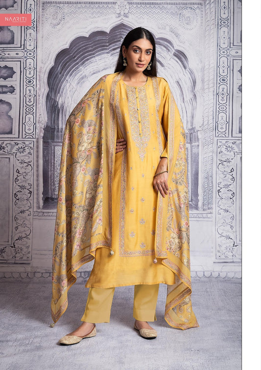 Faroza Naariti Muslin Pant Style Suits Manufacturer Ahmedabad
