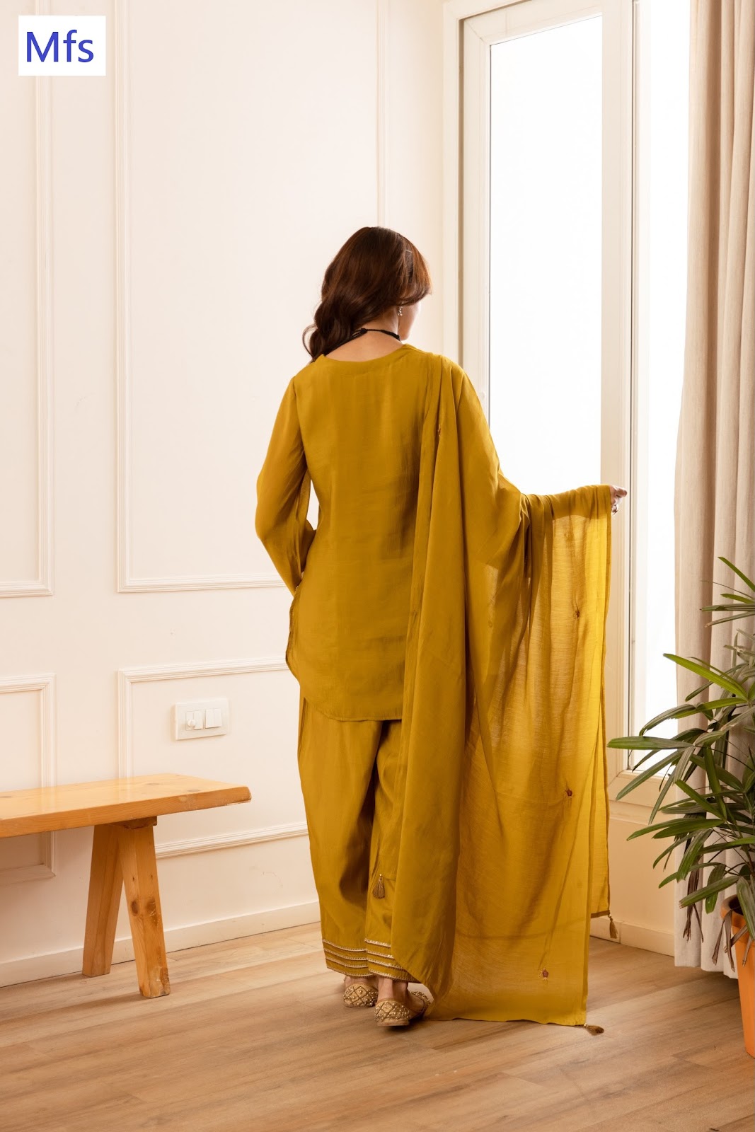Farshi 121026 Mfs Chanderi Readymade Suits Manufacturer Ahmedabad