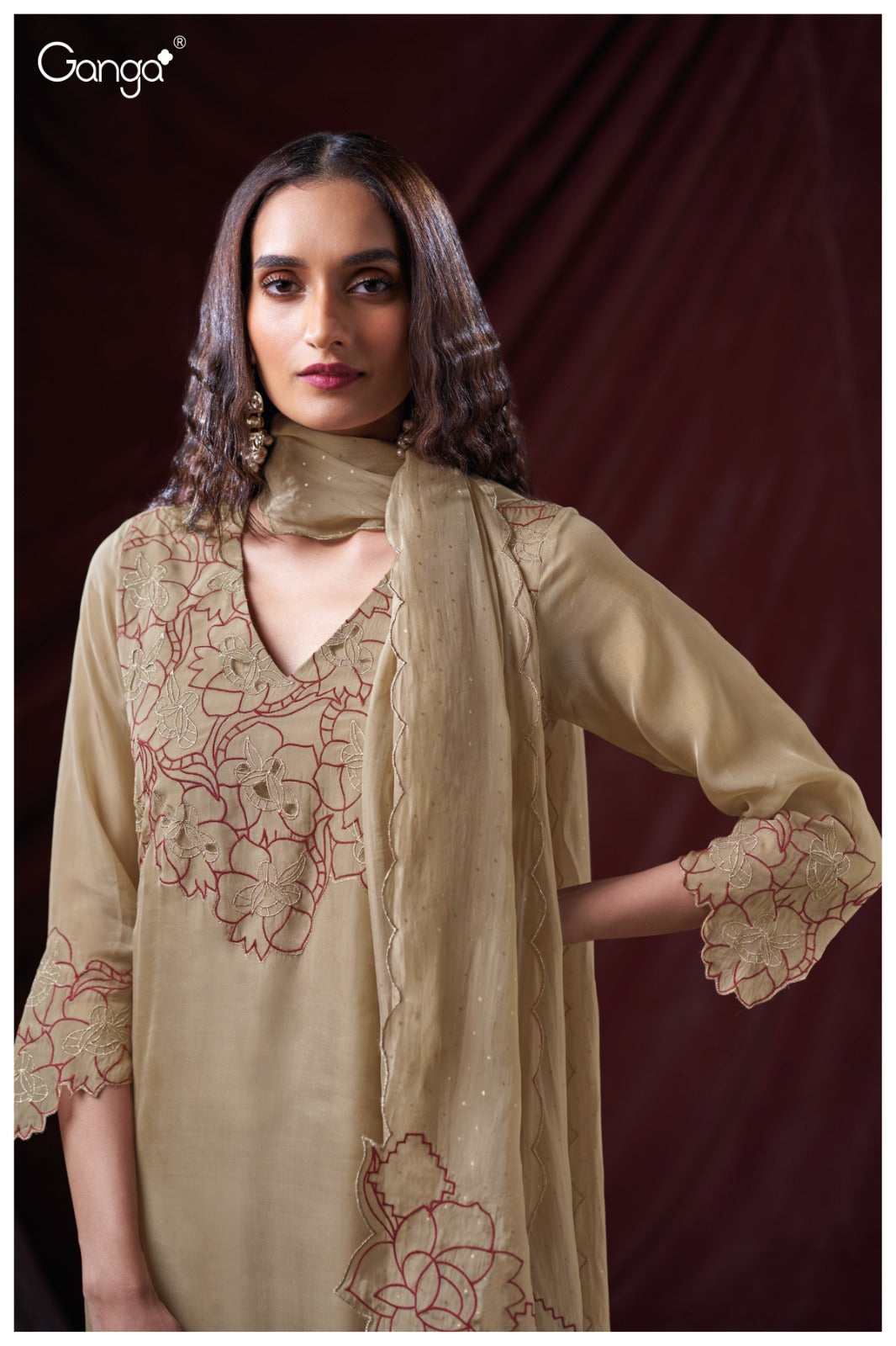 Farwah 3778 Ganga Pure Organza Plazzo Style Suits Wholesale Price