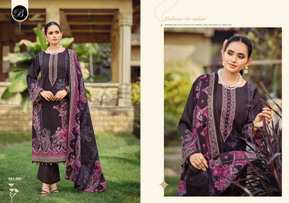 Farzana Belliza Designer Studio Cotton Karachi Readymade Suits Wholesale Price
