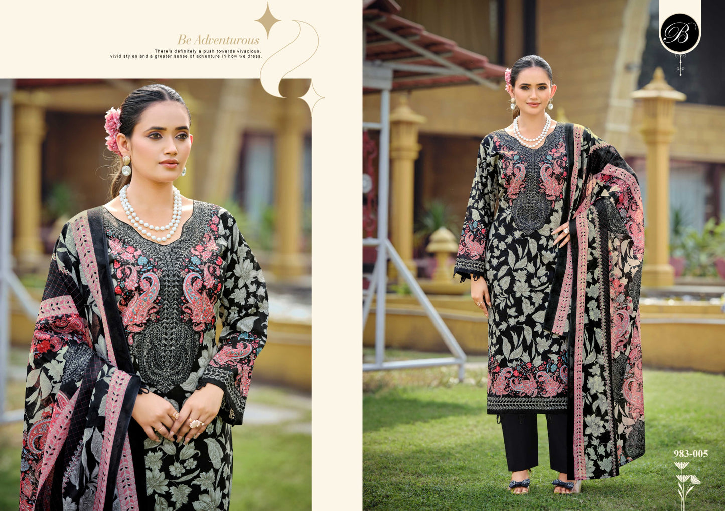 Farzana Belliza Designer Studio Cotton Karachi Readymade Suits Wholesale Price
