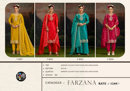 Farzana Four Dots Pant Style Suits Wholesale Price